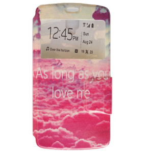 Capa Flip Janela Nuvens Novu 2