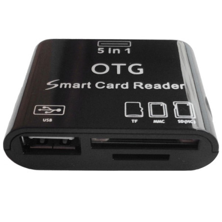 Leitor Cartões / USB OTG 5 em 1