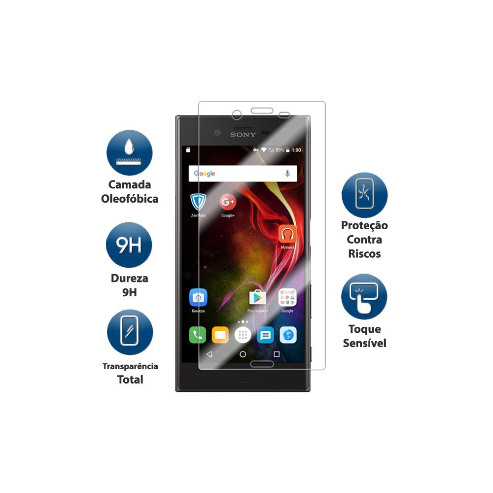 Película Vidro Temperado Xperia XZ