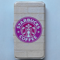 Capa Flip Janela Starbucks Universal 4.5 a 5 polegadas
