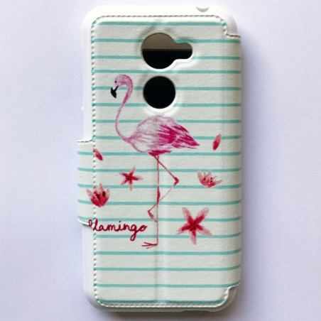 Capa Flip Janela Flamingo Vodafone Smart N8 / A3
