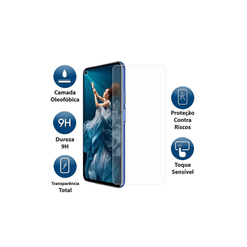 Película Vidro Temperado Huawei Y6s 2019 Película Vidro Temperado Huawei Y6s 2019