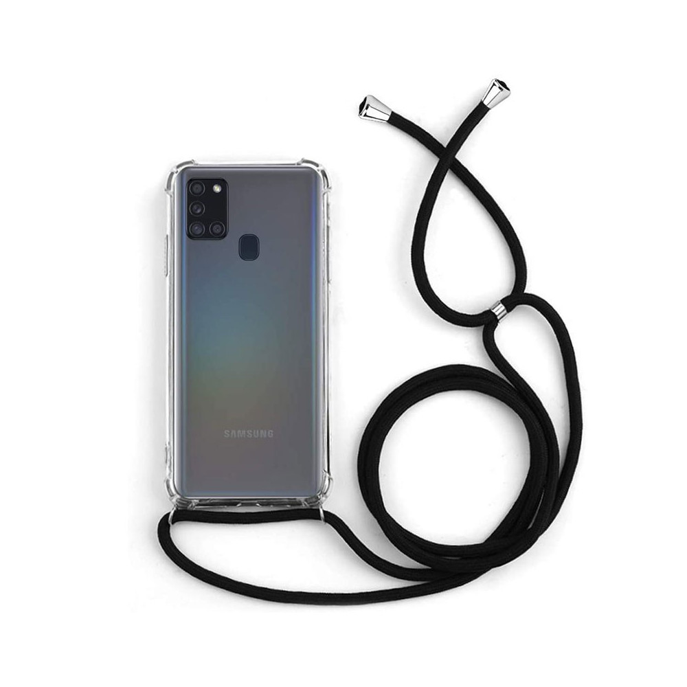 Capa Soft Silky Corded Samsung Galaxy A21s - Transparente