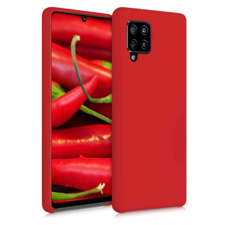 Capa Soft Silky Vermelho - Samsung Galaxy A42 5G