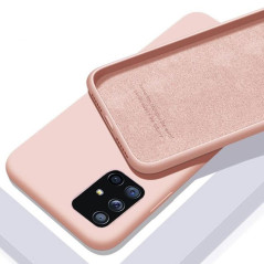 Capa Samsung Galaxy A03s - Soft Silky Rosa Dourado