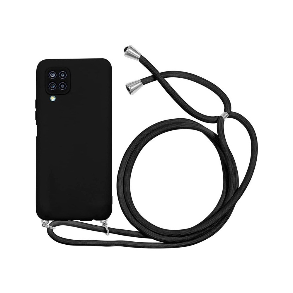 Capa Samsung Galaxy A12 - Soft Silky Corded Preto Capa Samsung Galaxy A12 - Soft Silky Corded Preto