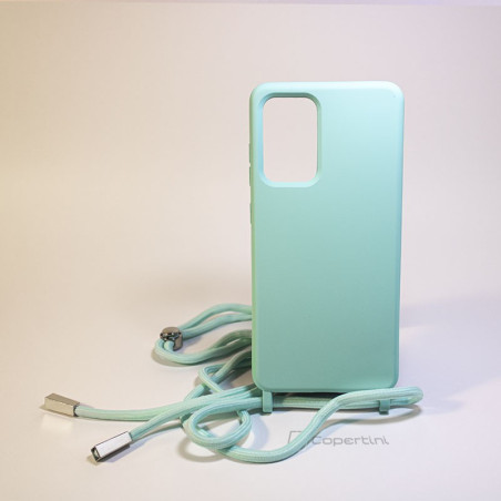 Capa Samsung Galaxy A52 5G - Soft Silky Corded Verde Marinha