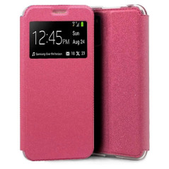 Capa Samsung Galaxy A02s - Flip Janela Lux Rosa