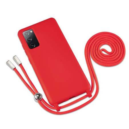 Capa Samsung Galaxy S20 FE -  Soft Silky Corded Vermelho