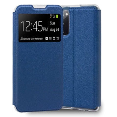 Capa Samsung Galaxy S20 FE - Flip Janela Lux Azul