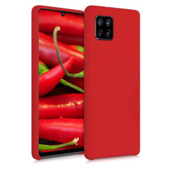 Capa Samsung Galaxy A22 5G - Soft Silky Vermelho