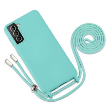Capa Samsung Galaxy S21 FE 5G -  Soft Silky Corded Verde Marinha