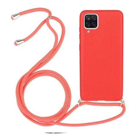 Capa Samsung Galaxy M12 - Soft Silky Corded Vermelho