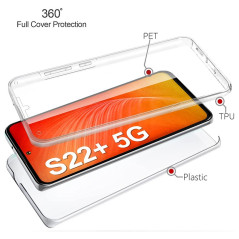 Capa Samsung Galaxy S22 Plus 5G - Gel 360 Dupla Face