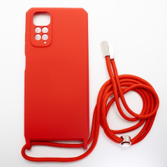 Capa Xiaomi Redmi Note 11 - Soft Silky Corded Vermelho