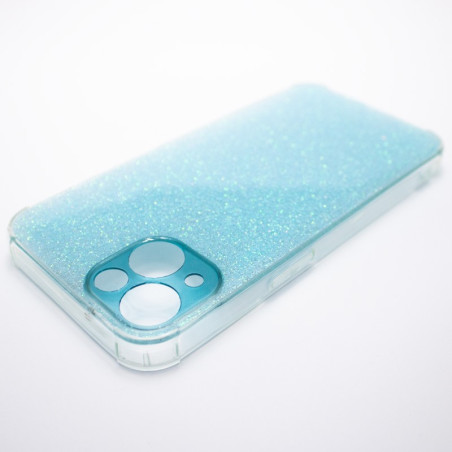 Capa Apple iPhone 13 - Anti Choque Brilhantes Azul Claro