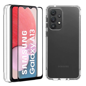 Pack Samsung A13 - Capa Anti Choque + Película Vidro Full Cover 3D | Copertini