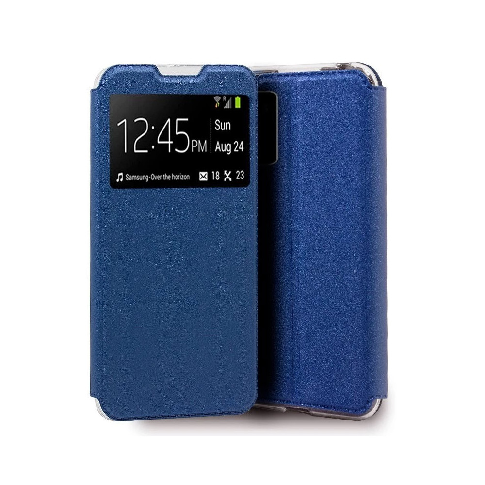 Capa Samsung Galaxy A13 - Flip Janela Lux Azul