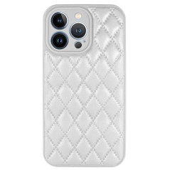 Capa iPhone 14 Pro - Fluffy Diamond Branco