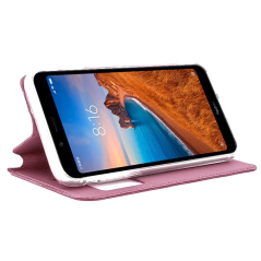 Capa Xiaomi Poco C40 -  Flip Janela Lux Rosa