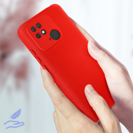 Capa Xiaomi Poco C40 - Soft Silky Vermelho