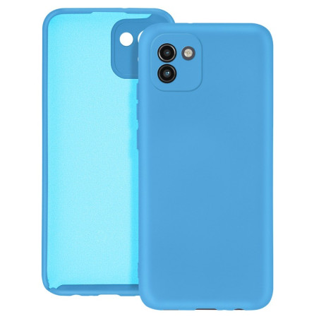 Capa Samsung Galaxy A03 - Soft Silky Azul