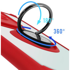 Capa OPPO Reno 8 Pro 5G - Hybrid Ring Vermelho