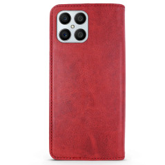 Capa Huawei Honor X8 5G - Flip Leather Vermelho