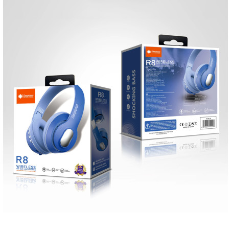 Auscultadores Deepbass R8 Wireless - Azul