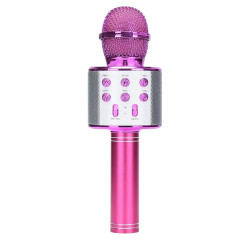 Microfone Bluetooth c/ Coluna - Rosa