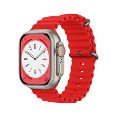 Bracelete Apple Watch 49 / 45 / 44 / 42mm - Ocean Vermelho