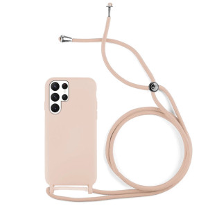 Capa Samsung S23 Ultra Silky Cordão Rosa