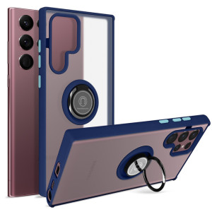 Capa Samsung S23 Ultra Hybrid Ring Azul