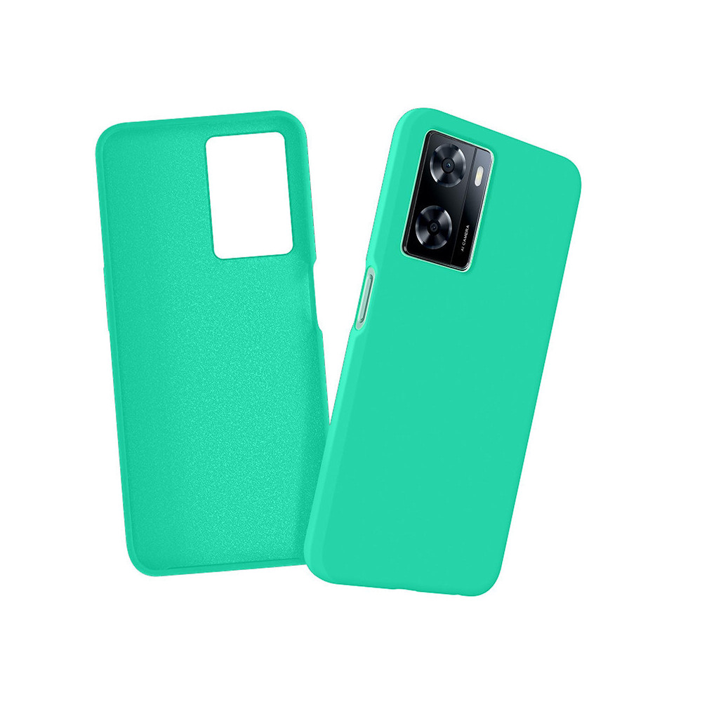 Capa OPPO A57s Soft Silky Verde Água Capa OPPO A57s Soft Silky Verde Água
