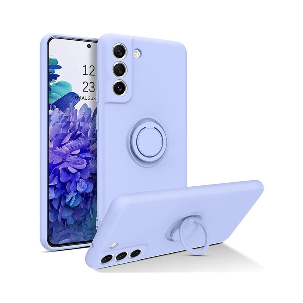 Capa Samsung Galaxy A14 4G Soft Silky Anel Lilás