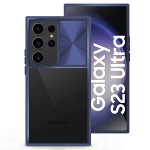Capa Samsung S23 Ultra Câmara Slide Azul