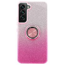 Capa Samsung S22+ Brilhantes Anel Rosa