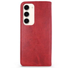 Capa Samsung S22+ Flip Leather Vermelho