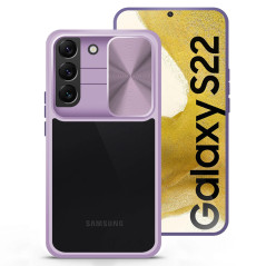 Capa Samsung S22 5G Proteção Câmara Frame Rosa