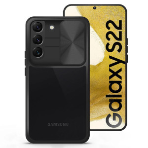 Capa Samsung S22 5G Proteção Câmara Frame Preto