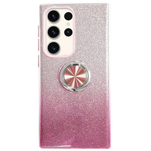 Capa Samsung S23 Ultra Brilhantes Anel Rosa