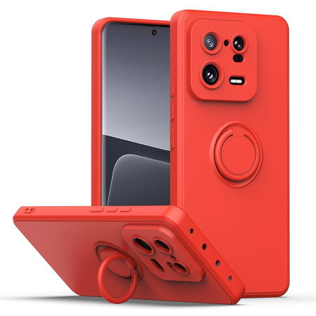 Capa Xiaomi 13 5G Silky Anel Vermelho