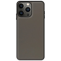 Capa iPhone 14 Pro Max Efeito Pele Magnética Cinzento