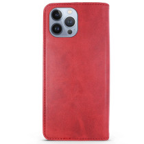 Capa iPhone 14 Pro Max Flip Leather Vermelho