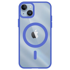Capa iPhone 14 Plus Frame MagSafe Azul