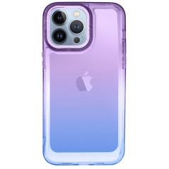 Capa iPhone 13 Pro Max Space Degradê Lilás Azul