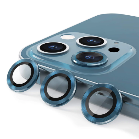Protetor Câmara iPhone 13 Pro Max Azul
