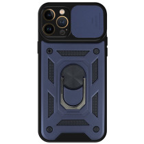 Capa iPhone 13 Pro Câmara Armor Anel Azul