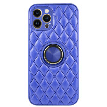 Capa iPhone 13 Pro Fluffy Diamond Anel Azul