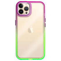 Capa iPhone 13 Pro Frame Degradê Rosa Verde